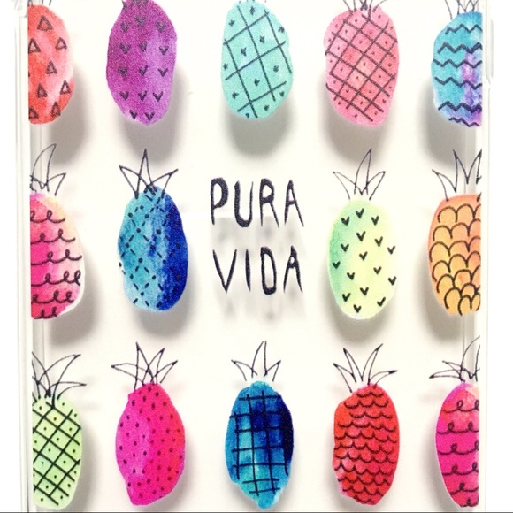 NEW iPhone 7/7+/8/8+ Case Pura Vida Pineapples - Picture 2 of 5